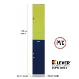 LOCKER PVC 2 PUERTAS SERIE B